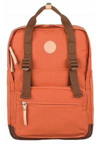 Plecak podróżny LuluCastagnette [DH] NOEMI pomarańczowy. Kolor: pomarańczowy. Materiał: poliester. Styl: sportowy, casual #1