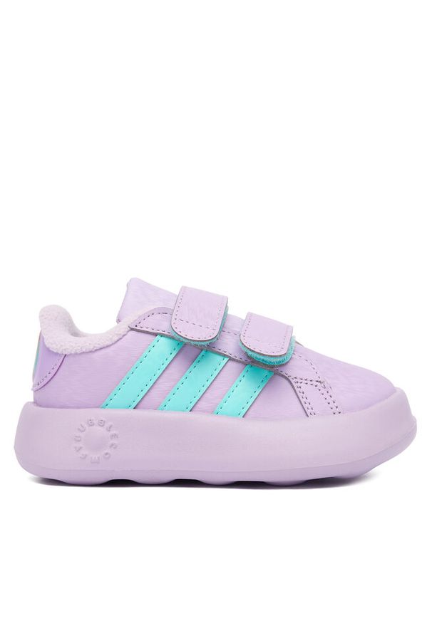 Adidas - Sneakersy adidas. Kolor: fioletowy. Wzór: motyw z bajki