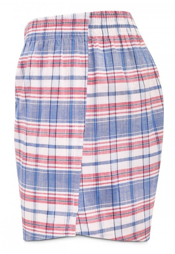 Męskie Bokserki Bawełniane - Pako Jeans - Kolorowa Kratka. Kolor: wielokolorowy. Materiał: bawełna. Wzór: kolorowy, kratka