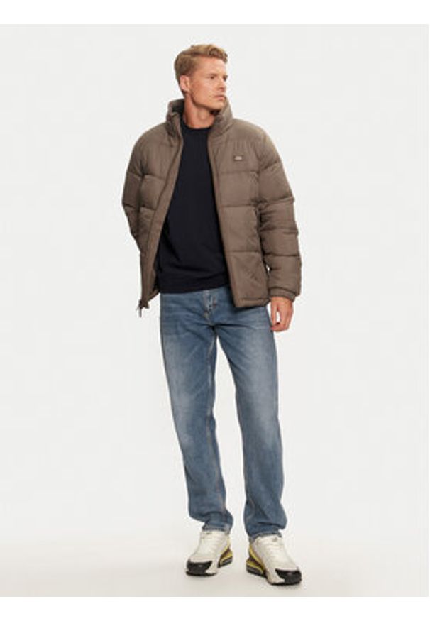 Dickies Kurtka przejściowa Waldenburg DK0A4XP2MR1 Brązowy Regular Fit. Kolor: brązowy. Materiał: syntetyk