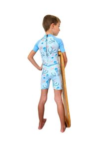 KAIWAI - Krótki kombinezon dziecięcy 2 mm. Kolor: niebieski. Długość: krótkie #2