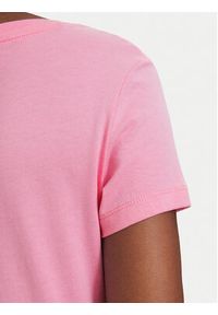 Tommy Jeans T-Shirt DW0DW20458 Różowy jasny Slim Fit. Kolor: różowy. Materiał: bawełna #5