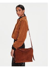 Coccinelle Torebka P6P Boheme Suede Bimaterial E1 P6P 19 02 01 Brązowy. Kolor: brązowy. Materiał: zamszowe, skórzane #3