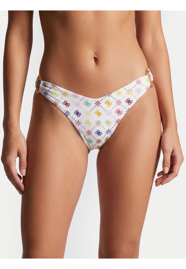 Guess Dół od bikini E6GO23 MC04R Biały. Kolor: biały. Materiał: syntetyk