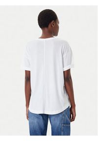 G-Star RAW - G-Star Raw T-Shirt Rolled Up D24524-4107 Biały Loose Fit. Kolor: biały. Materiał: bawełna #5