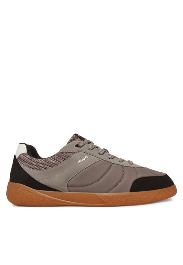 Hugo - HUGO Sneakersy Riven Tenn 50541723 Beżowy. Kolor: beżowy. Materiał: materiał