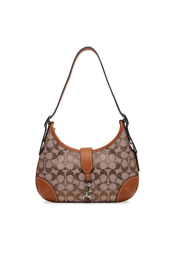 Coach Torebka Hamptons CW654 Brązowy. Kolor: brązowy