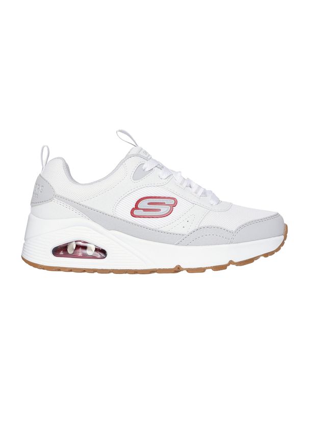 skechers - Buty dziecięce SKECHERS Uno Retro Groove. Kolor: biały. Model: Skechers Sport. Sport: turystyka piesza