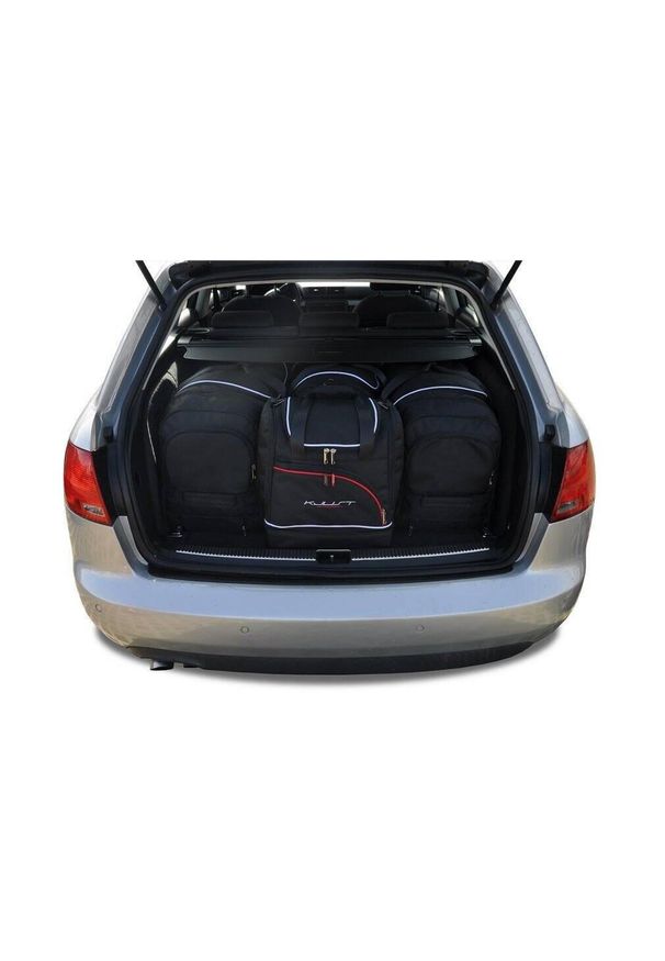 KJUST - Torby Do Bagażnika Audi A4 Avant 2004-2008 4Szt Kjust. Kolor: czarny. Styl: sportowy