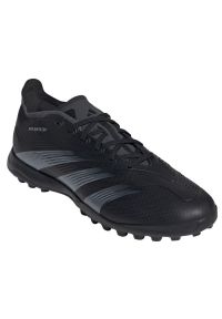 Adidas - Buty piłkarskie adidas Predator League L Tf M I2614 czarne. Zapięcie: sznurówki. Kolor: czarny. Materiał: syntetyk, guma. Sport: piłka nożna #4