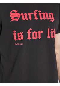 Rage Age T-Shirt Surfer Czarny Regular Fit. Kolor: czarny. Materiał: bawełna #5