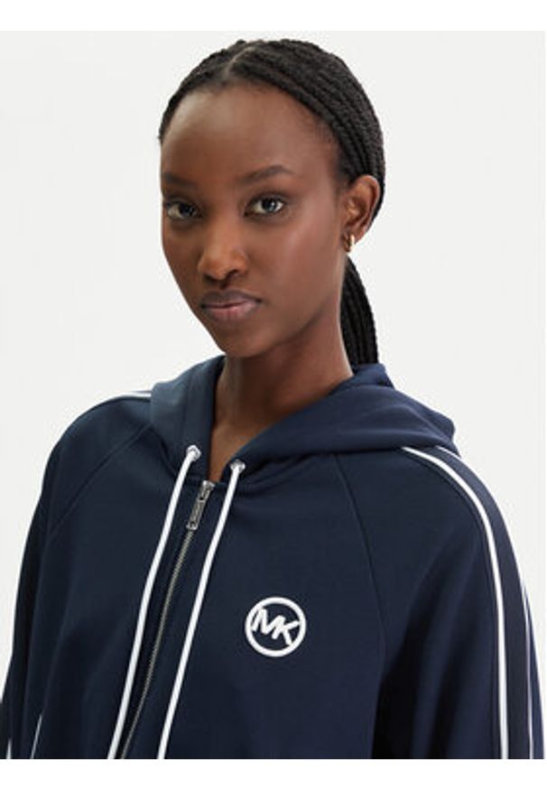 MICHAEL Michael Kors Bluza MR651X2K8N Granatowy Regular Fit. Kolor: niebieski. Materiał: syntetyk