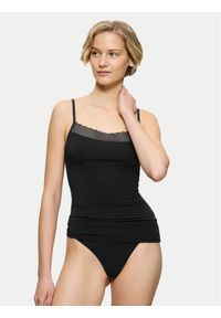 Triumph Top Feel Of Modal 10221654 Czarny Slim Fit. Kolor: czarny #1