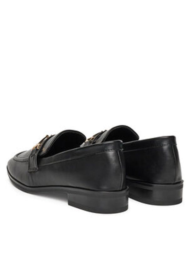 DeeZee Loafersy DZ2304-4 Czarny. Kolor: czarny. Materiał: skóra