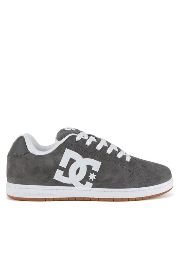 DC Sneakersy GAVELER DC01704020 Szary. Kolor: szary. Materiał: zamsz, skóra