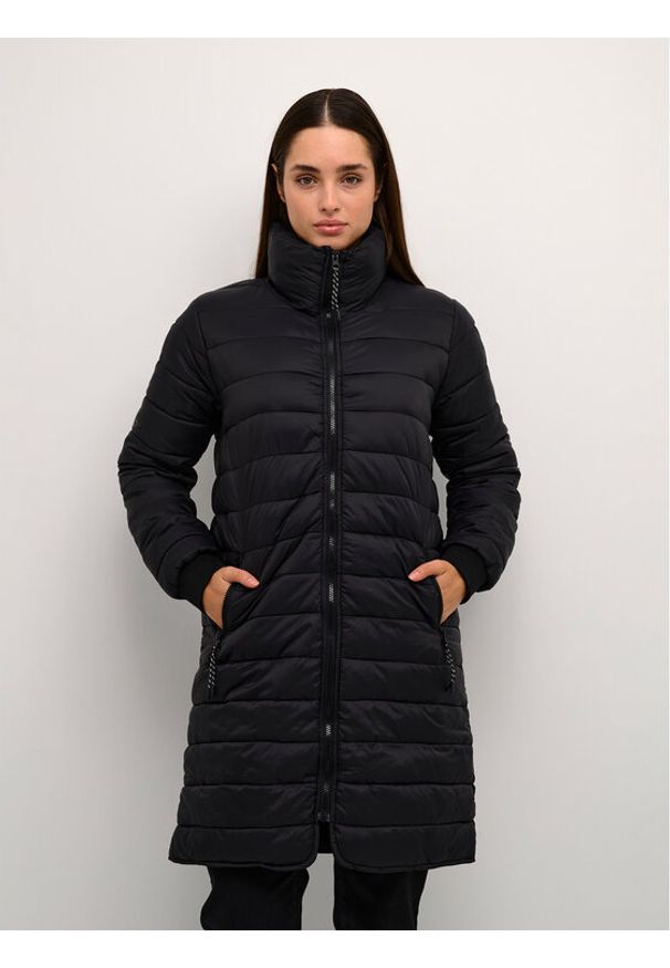 Kaffe Kurtka przejściowa Lira 10507223 Czarny Regular Fit. Kolor: czarny. Materiał: syntetyk