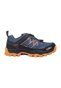 Buty trekkingowe dziecięce CMP RIGEL LOW wiązane na zacisk. Kolor: niebieski. Sport: turystyka piesza