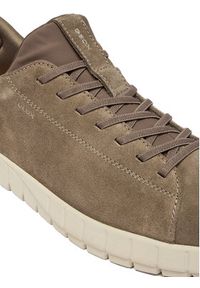 Geox Sneakersy Flextride Plus U65MAA 00022 C6029 Beżowy. Kolor: beżowy. Materiał: skóra, zamsz #4