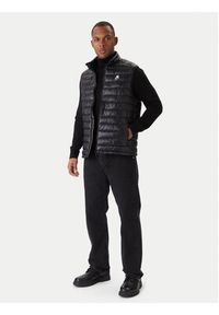 Karl Lagerfeld - KARL LAGERFELD Bezrękawnik Vest 505401 554590 Czarny Regular Fit. Typ kołnierza: dekolt w karo. Kolor: czarny. Materiał: syntetyk. Długość rękawa: bez rękawów #6