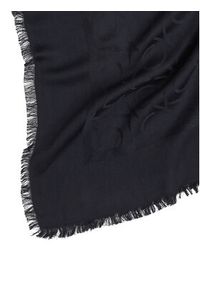 Calvin Klein Chusta Shiny Jacquard Monogram K60K612974 Czarny. Kolor: czarny. Materiał: materiał