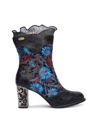 Laura Vita Botki Ledao 01 Czarny. Kolor: czarny. Materiał: skóra #1