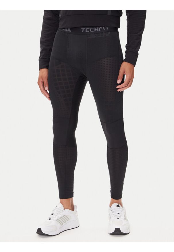 Adidas - adidas Legginsy Techfit IN5582 Czarny Regular Fit. Kolor: czarny. Materiał: syntetyk. Technologia: Techfit (Adidas)