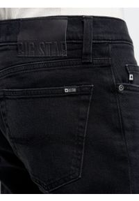 Big-Star - Spodnie jeans męskie czarne Terry Carrot 959. Okazja: na co dzień. Kolor: czarny. Styl: casual, elegancki #7