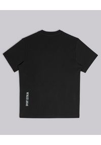 DSQUARED2 KIDS - Czarny t-shirt z nadrukami 4-16 lat. Kolor: czarny. Materiał: bawełna. Wzór: nadruk. Sezon: lato. Styl: klasyczny, sportowy #5