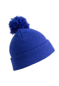 RESULT - Czapka Dziecięca Winter Essentials Pom Pom Beanie. Kolor: niebieski