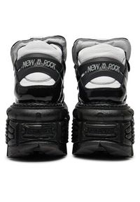 NEW ROCK Sneakersy M-106-S119 Czarny. Kolor: czarny. Materiał: skóra #4