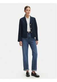 TOMMY HILFIGER - Tommy Hilfiger Marynarka WW0WW49335 Granatowy Slim Fit. Kolor: niebieski. Materiał: syntetyk #2