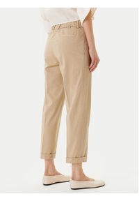 United Colors of Benetton - United Colors Of Benetton Spodnie materiałowe 4MVNDF08E Beżowy Regular Fit. Kolor: beżowy. Materiał: bawełna #4