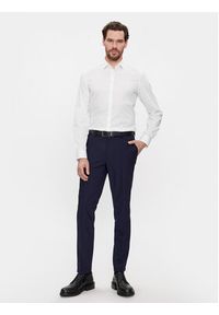 Calvin Klein Koszula K10K112744 Biały Slim Fit. Kolor: biały. Materiał: bawełna #3