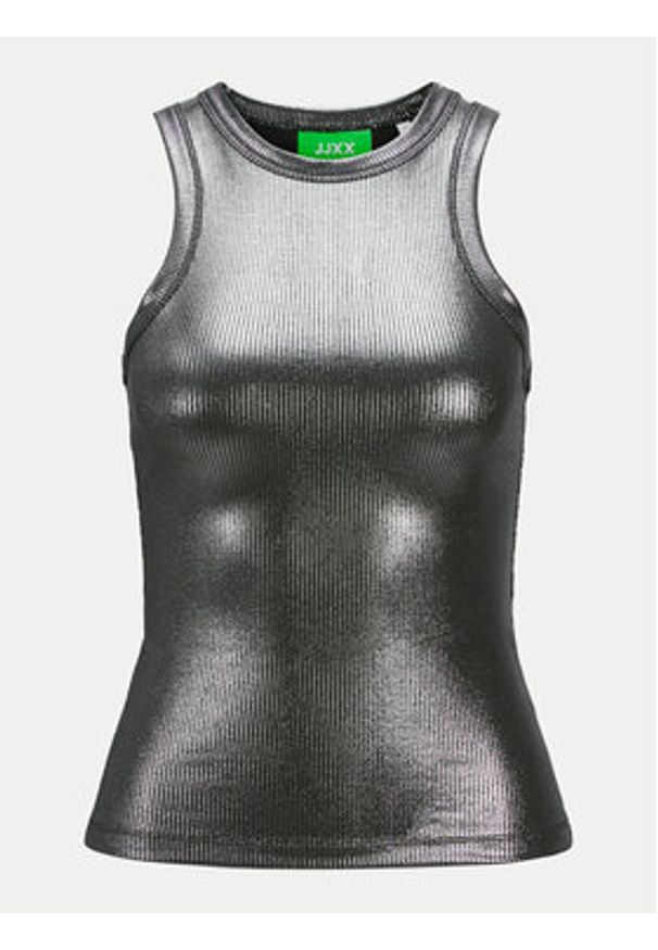 JJXX Top Forest 12266215 Srebrny Slim Fit. Kolor: srebrny. Materiał: syntetyk