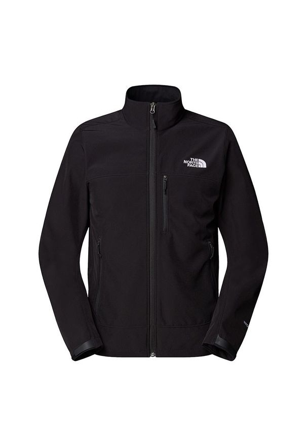 Kurtka The North Face Apex Bionic 00CMJ253R1 - czarna. Kolor: czarny. Materiał: elastan, materiał, poliester, polar. Wzór: haft. Styl: elegancki