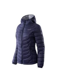 Hi-tec - Kurtka uniwersalna damska Hi-Tec Lady Nahia Insignia. Typ kołnierza: kaptur. Kolor: niebieski. Materiał: nylon. Sezon: zima, jesień. Sport: turystyka piesza #1