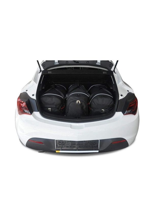 KJUST - Torby Do Bagażnika Opel Astra Gtc 2011-2015 3Szt Kjust. Kolor: czarny. Styl: sportowy