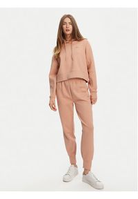 Lacoste Bluza SF0281 Pomarańczowy Loose Fit. Kolor: pomarańczowy. Materiał: bawełna #4