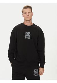 Hugo - HUGO Bluza Dahrain_RB 50542806 Czarny Regular Fit. Kolor: czarny. Materiał: bawełna #1