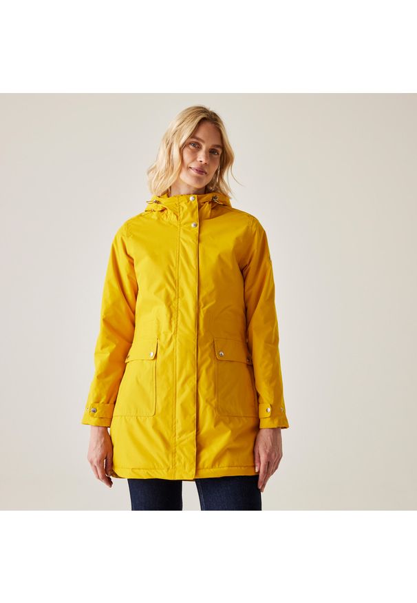 Regatta - Sabinka damska kurtka parka turystyczna. Kolor: żółty, pomarańczowy, wielokolorowy. Sport: turystyka piesza