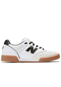 Buty New Balance Numeric NM600WTA - białe. Kolor: biały. Materiał: guma, zamsz, dresówka, materiał. Szerokość cholewki: normalna. Sport: skateboard, fitness, bieganie