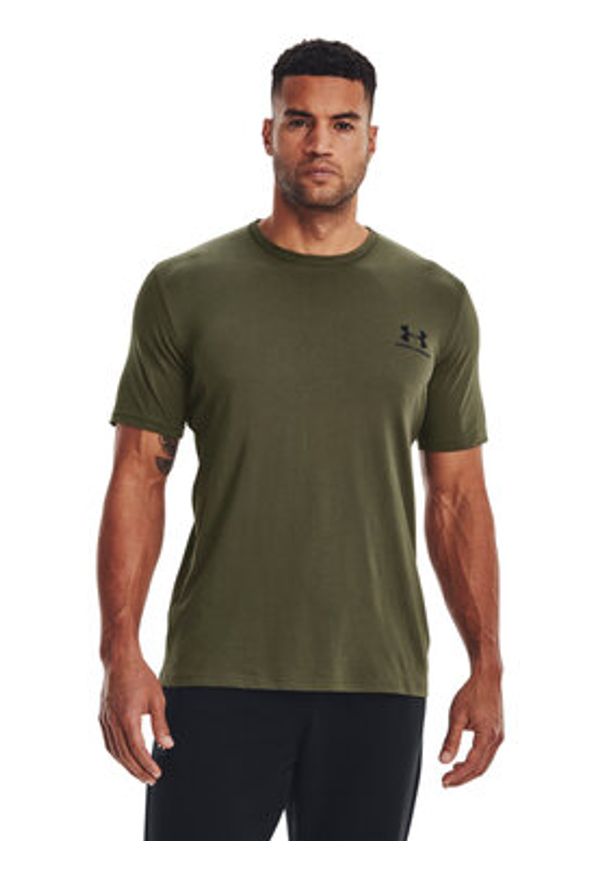 T-Shirt Under Armour. Kolor: brązowy
