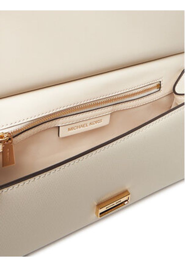 MICHAEL Michael Kors Torebka Carmine 30S5G9YC6L Écru. Materiał: skórzane