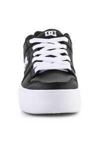 Buty DC Shoes Manteca 4 Platform W ADJS100156-BKW czarne. Okazja: na co dzień. Kolor: czarny. Materiał: syntetyk, materiał, skóra. Szerokość cholewki: normalna. Obcas: na platformie. Sport: skateboard