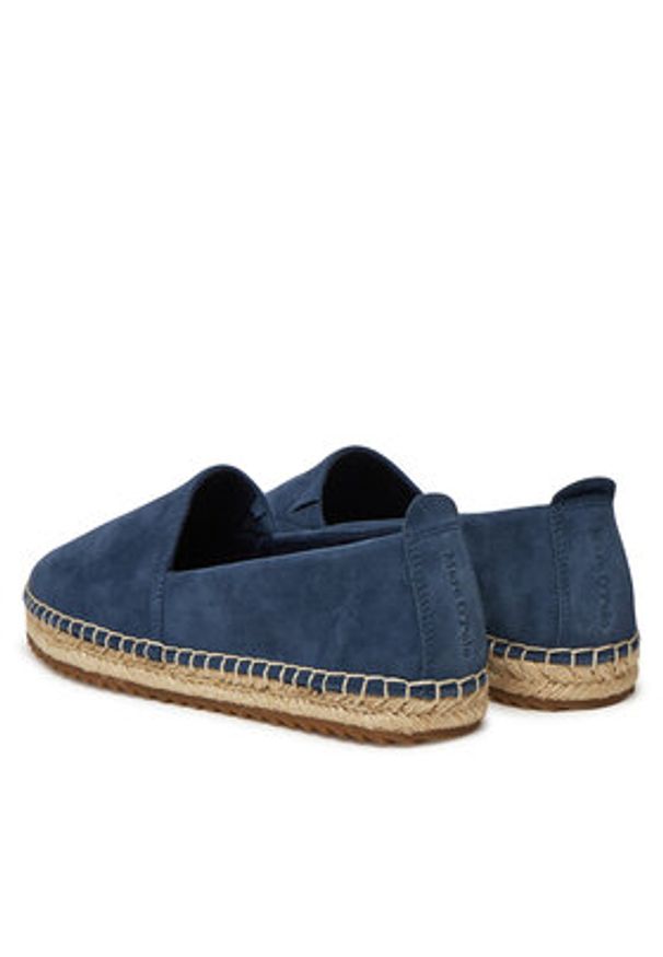Marc O'Polo Espadryle RR2M3024 Granatowy. Kolor: niebieski. Materiał: skóra