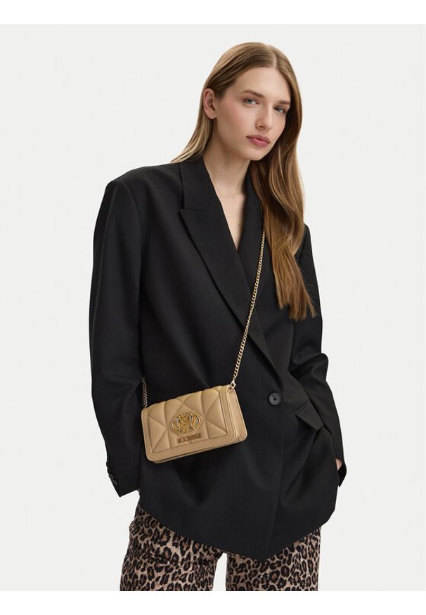 Love Moschino - LOVE MOSCHINO Torebka JC5640PP0OLC0209 Beżowy. Kolor: beżowy. Materiał: skórzane
