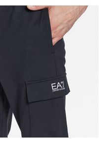 EA7 Emporio Armani Spodnie dresowe 8NPP59 PJ05Z 0578 Granatowy Regular Fit. Kolor: niebieski. Materiał: bawełna #4