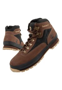 Buty trekkingowe męskie Timberland Euro Hiker. Okazja: na co dzień, na spacer. Kolor: wielokolorowy, czarny, brązowy. Sport: wspinaczka, turystyka piesza