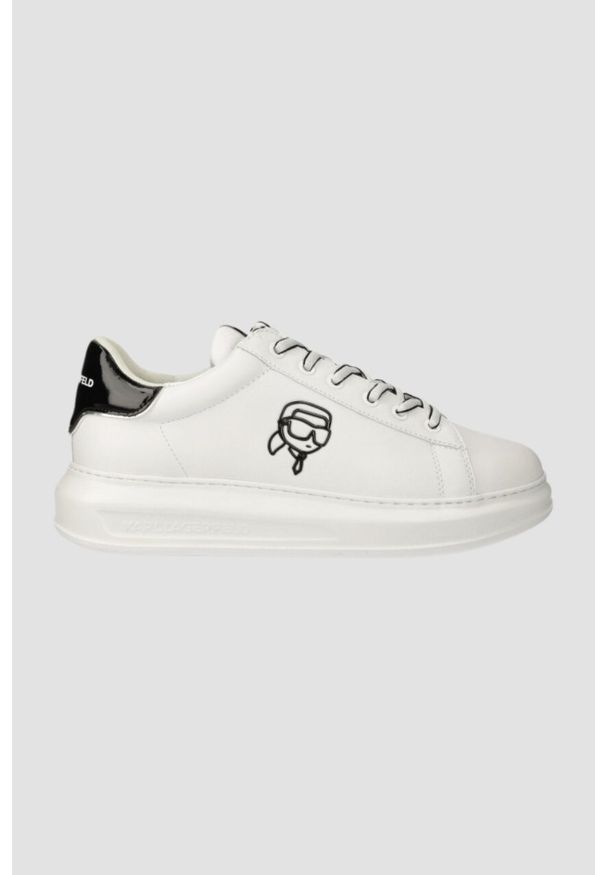 Karl Lagerfeld - KARL LAGERFELD Białe sneakersy Kapri Mens Neonft Lo Lace, Rozmiar 41. Kolor: biały