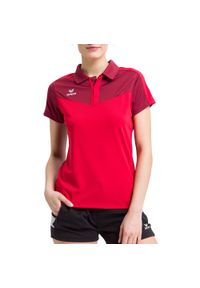 ERIMA - Damska koszulka polo Erima Squad. Typ kołnierza: polo. Kolor: czerwony. Materiał: materiał. Sport: piłka nożna, tenis #1